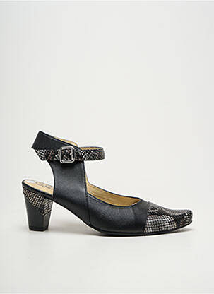 Escarpins cubain talon de 4 à 6cm noir GEO-REINO femme