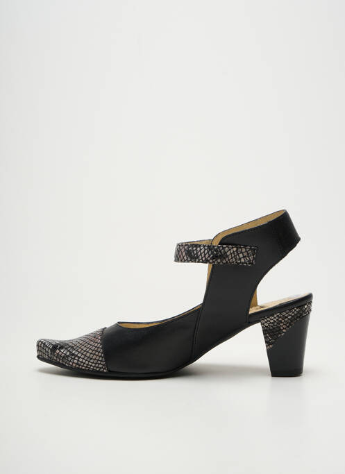Escarpins cubain talon de 4 à 6cm noir GEO-REINO femme