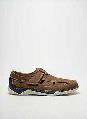 Chaussures de confort bout rond bout rond marron BAERCHI homme