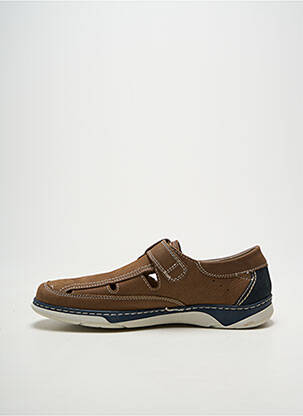 Chaussures de confort bout rond bout rond marron BAERCHI homme