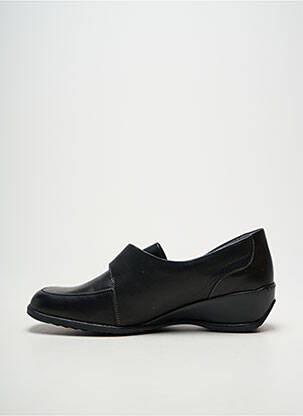 Derbies tissage satiné talon de 4 à 6cm noir SUAVE femme