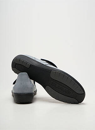 Chaussures de confort tissage satiné talon plat jusqu'à 3cm gris SUAVE femme