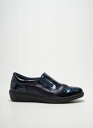 Mocassins matière lisse talon plat jusqu'à 3cm bleu NOTTON femme