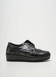 Derbies tissage satiné talon de 4 à 6cm argent NOTTON femme