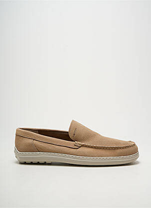 Mocassins semelle amovible bout carré beige NOTTON homme