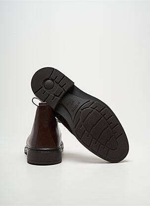 Bottines/boots  talon bas marron NOTTON homme
