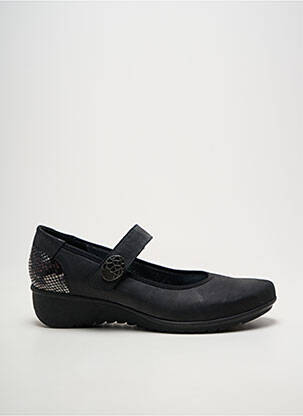 Ballerines semelle amovible talon de 4 à 6cm noir GEO-REINO femme