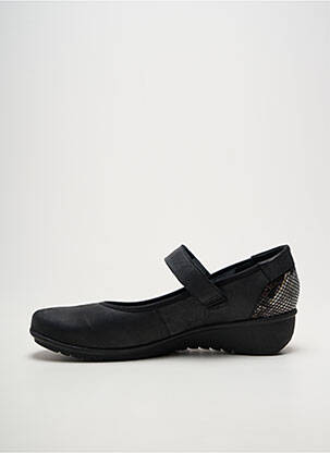 Ballerines semelle amovible talon de 4 à 6cm noir GEO-REINO femme