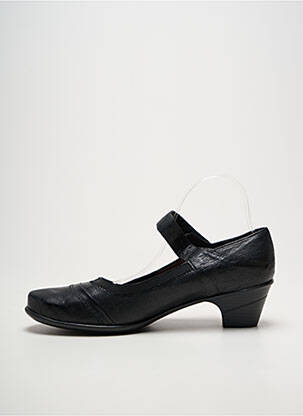 Escarpins bout rond talon de 4 à 6cm noir GEO-REINO femme