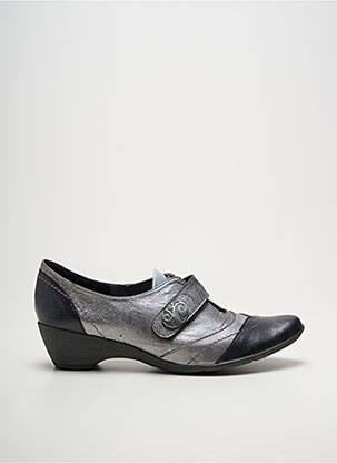 Derbies bout pointu talon de 4 à 6cm argent GEO-REINO femme