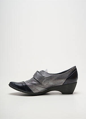 Derbies bout pointu talon de 4 à 6cm argent GEO-REINO femme