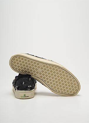 Slip ons voute plantaire bout rond noir SHOECOLOGY homme