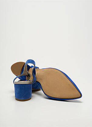 Sandales/nu pieds talon bottier talon de 4 à 6cm bleu J.METAYER femme