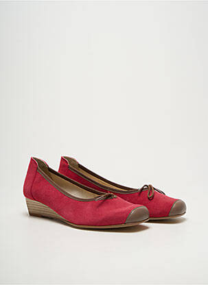 Ballerines bout carré talon plat jusqu'à 3cm rose HIRICA femme