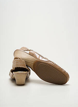 Sandales/nu pieds talon de 4 à 6cm marron NATURFORM femme