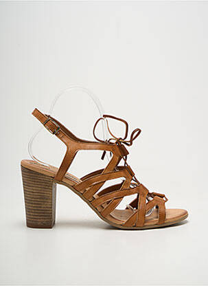 Sandales/nu pieds talon bottier talon de 7 à 9cm marron LOLA ESPELETA femme