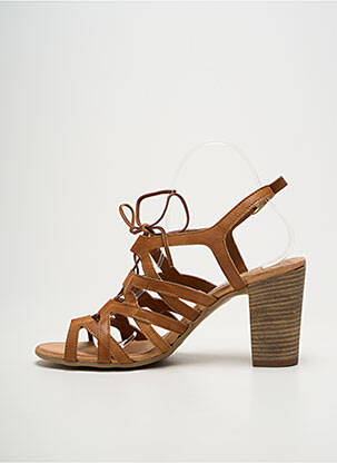 Sandales/nu pieds talon bottier talon de 7 à 9cm marron LOLA ESPELETA femme