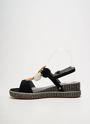 Sandales/nu pieds fermeture boucle(s) talon de 4 à 6cm noir MAM'ZELLE femme