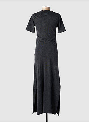 Robe longue manches courtes manches courtes gris ROSE GARDEN femme