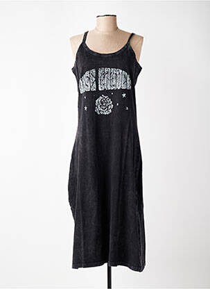 Robe mi-longue sans manche sans manche gris ROSE GARDEN femme