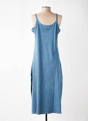 Robe mi-longue sans manche sans manche bleu ROSE GARDEN femme