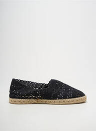 Espadrilles bout rond talon plat jusqu'à 3cm noir LA MAISON DE L'ESPADRILLE femme
