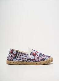 Espadrilles bout rond talon plat jusqu'à 3cm rouge LA MAISON DE L'ESPADRILLE femme