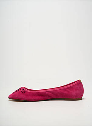 Ballerines bout rond talon plat jusqu'à 3cm rose SOLINE femme