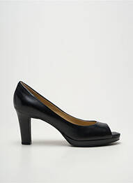 Escarpins tissage satiné talon de 7 à 9cm noir GEOX femme
