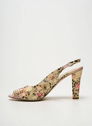 Escarpins fermeture boucle(s) talon de 7 à 9cm beige COCO ET ABRICOT femme