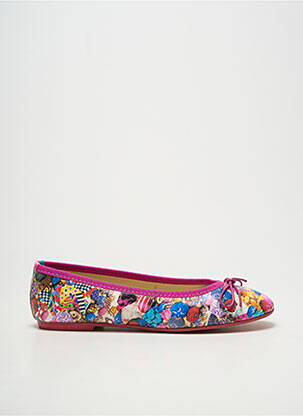 Ballerines matière lisse talon plat jusqu'à 3cm rose COCO ET ABRICOT femme