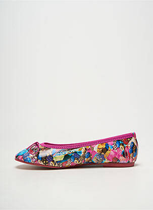 Ballerines matière lisse talon plat jusqu'à 3cm rose COCO ET ABRICOT femme