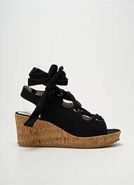 Sandales/nu pieds talon plat jusqu'à 3cm noir LES P'TITES BOMBES femme