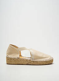 Espadrilles bout rond talon de 4 à 6cm beige LA MAISON DE L'ESPADRILLE femme