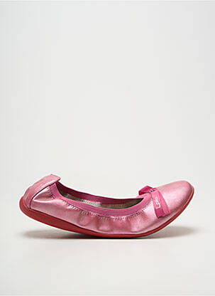 Ballerines matière lisse talon plat jusqu'à 3cm rose LES P'TITES BOMBES femme