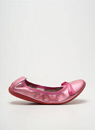 Ballerines matière lisse talon plat jusqu'à 3cm rose LES P'TITES BOMBES femme