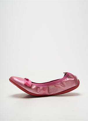 Ballerines matière lisse talon plat jusqu'à 3cm rose LES P'TITES BOMBES femme