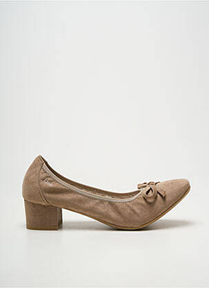 Escarpins talon bottier talon de 4 à 6cm beige LES P'TITES BOMBES femme