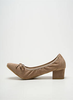 Escarpins talon bottier talon de 4 à 6cm beige LES P'TITES BOMBES femme