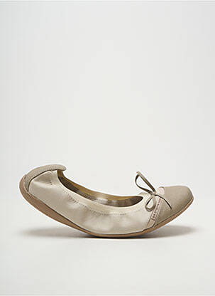 Ballerines bout rond talon plat jusqu'à 3cm gris LES P'TITES BOMBES femme