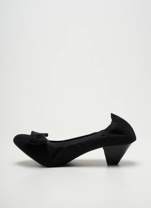 Escarpins cubain talon de 4 à 6cm noir LES P'TITES BOMBES femme