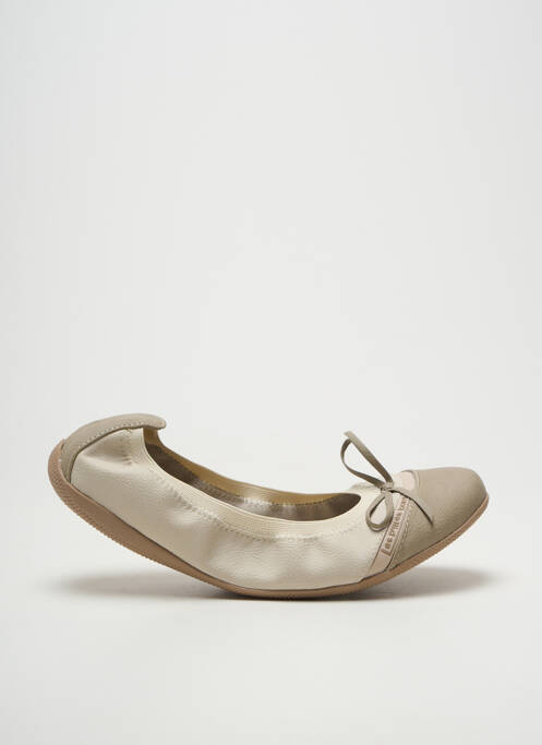 Ballerines bout rond talon plat jusqu'à 3cm gris LES P'TITES BOMBES femme