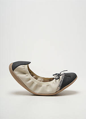Ballerines bout rond talon plat jusqu'à 3cm noir LES P'TITES BOMBES femme