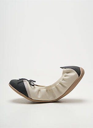 Ballerines bout rond talon plat jusqu'à 3cm noir LES P'TITES BOMBES femme