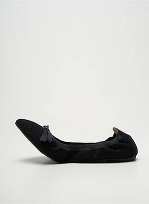 Ballerines chiquet talon plat jusqu'à 3cm noir LES P'TITES BOMBES femme
