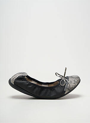 Ballerines bout rond talon plat jusqu'à 3cm noir LES P'TITES BOMBES femme