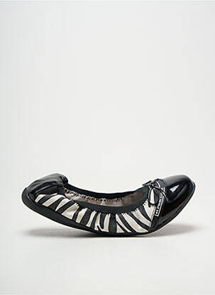 Ballerines bout rond talon plat jusqu'à 3cm noir LES P'TITES BOMBES femme