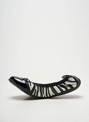 Ballerines bout rond talon plat jusqu'à 3cm noir LES P'TITES BOMBES femme
