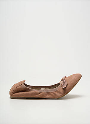 Ballerines talon plat jusqu'à 3cm beige LES P'TITES BOMBES femme