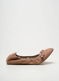 Ballerines talon plat jusqu'à 3cm beige LES P'TITES BOMBES femme
